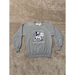 Vintage 1986 Penn State National Champs Sweatershirt Mens Large Gray Blue Anvil